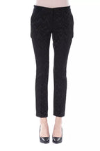 Black Marabou Women Pants