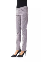 Gray Cotton Women's Pant