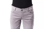 Gray Cotton Women's Pant