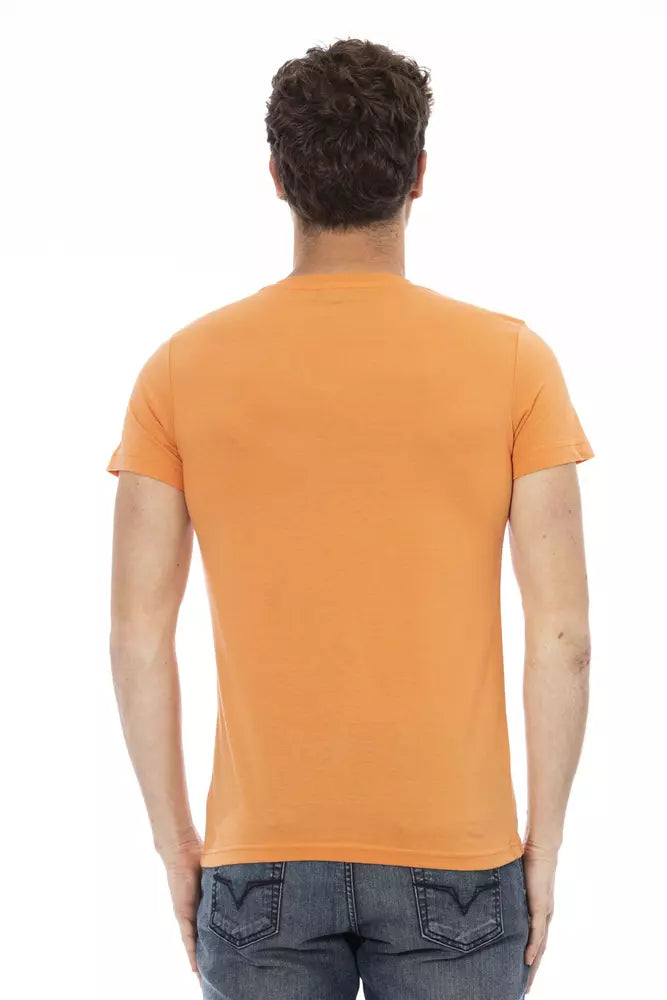 Orange Cotton Men's T-Shirt