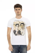 White Cotton Men's T-Shirt