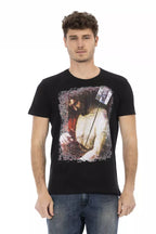 Black Cotton Men's T-Shirt