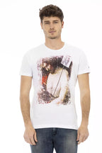 White Cotton Men's T-Shirt