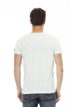 "Light Blue Cotton Men's T-Shirt"