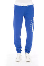 Blue Cotton Men's Sport Pant
