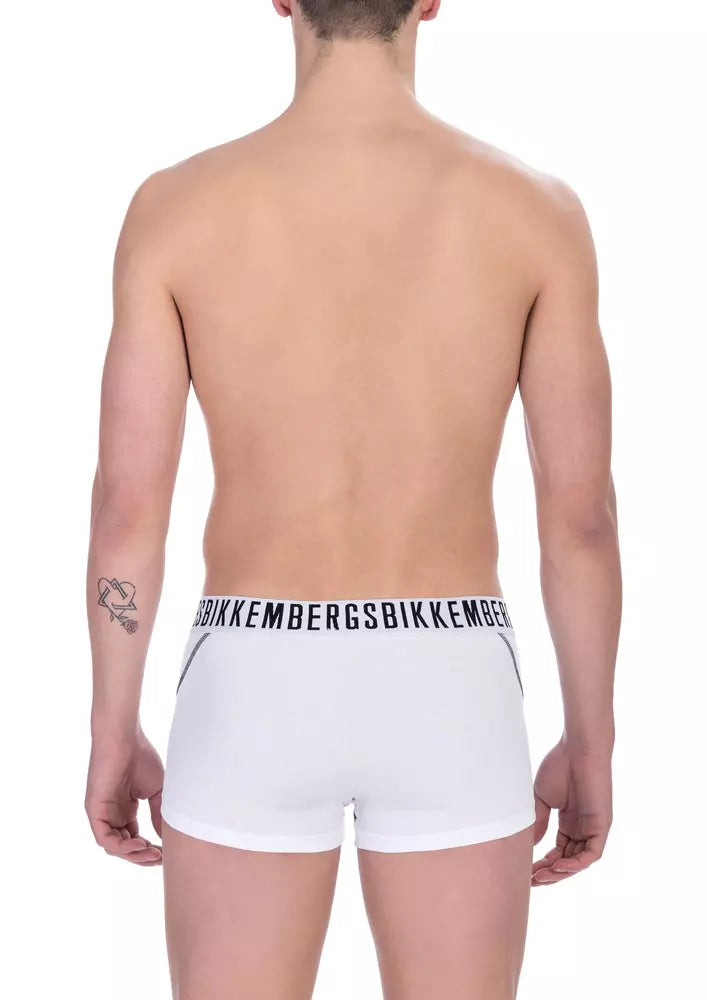 White Cotton Men's Trunk Underwear Pack