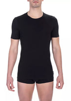 Black Cotton Men's T-Shirt