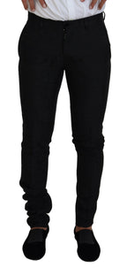 Black Polyester Men 2 Piece MARTINI Suit
