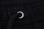 Black Mens Sport Wool Sweatpants Pants