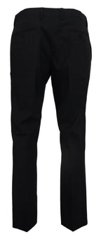 Gray Wool Stretch Dress Formal Slim Fit Pant
