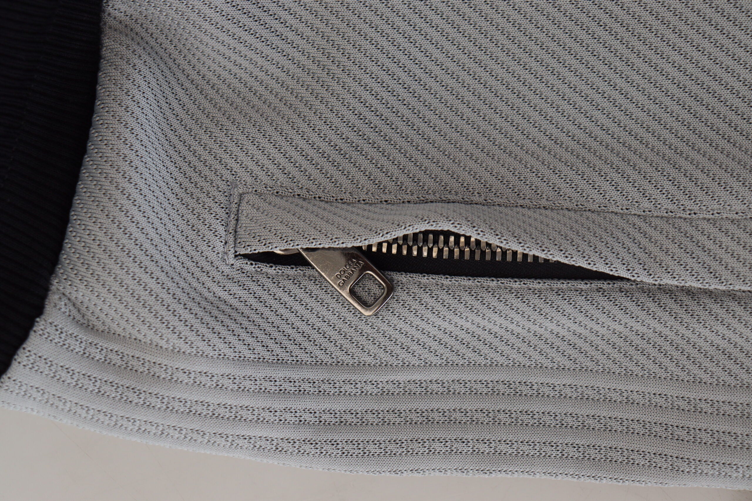 Gray Polyester Sweatpants Jogger Pants