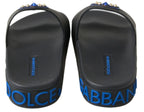 Black Slides Sandals Beach Saint Barth Shoes