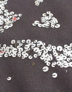 Brown turtleneck cotton sweater