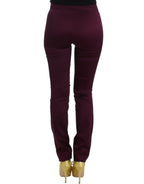 Purple slim fit pants