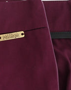 Purple slim fit pants