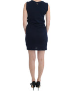 Blue cotton jersey dress