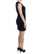 Blue cotton jersey dress