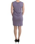 Purple cotton jersey dress
