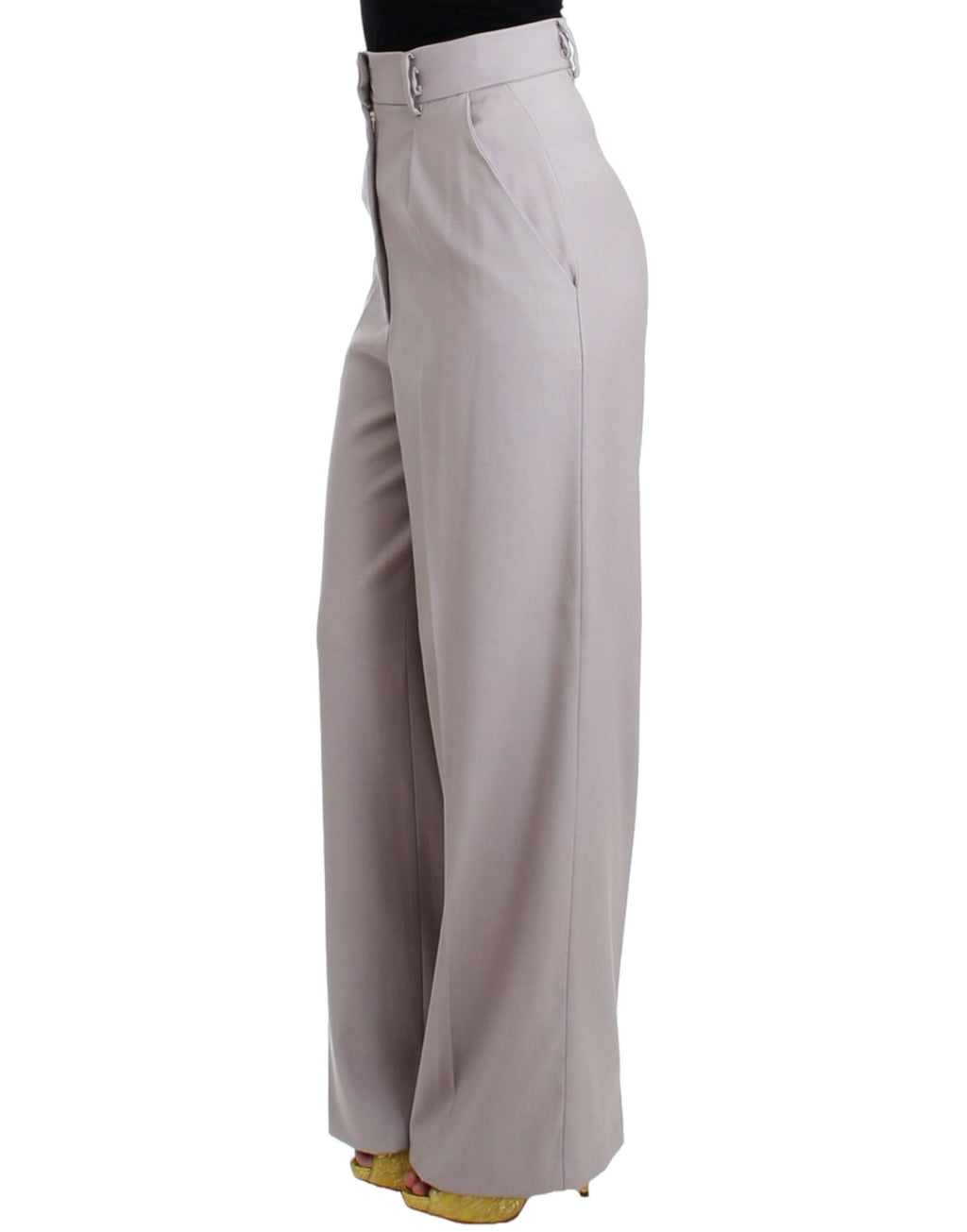 Gray high waist pants