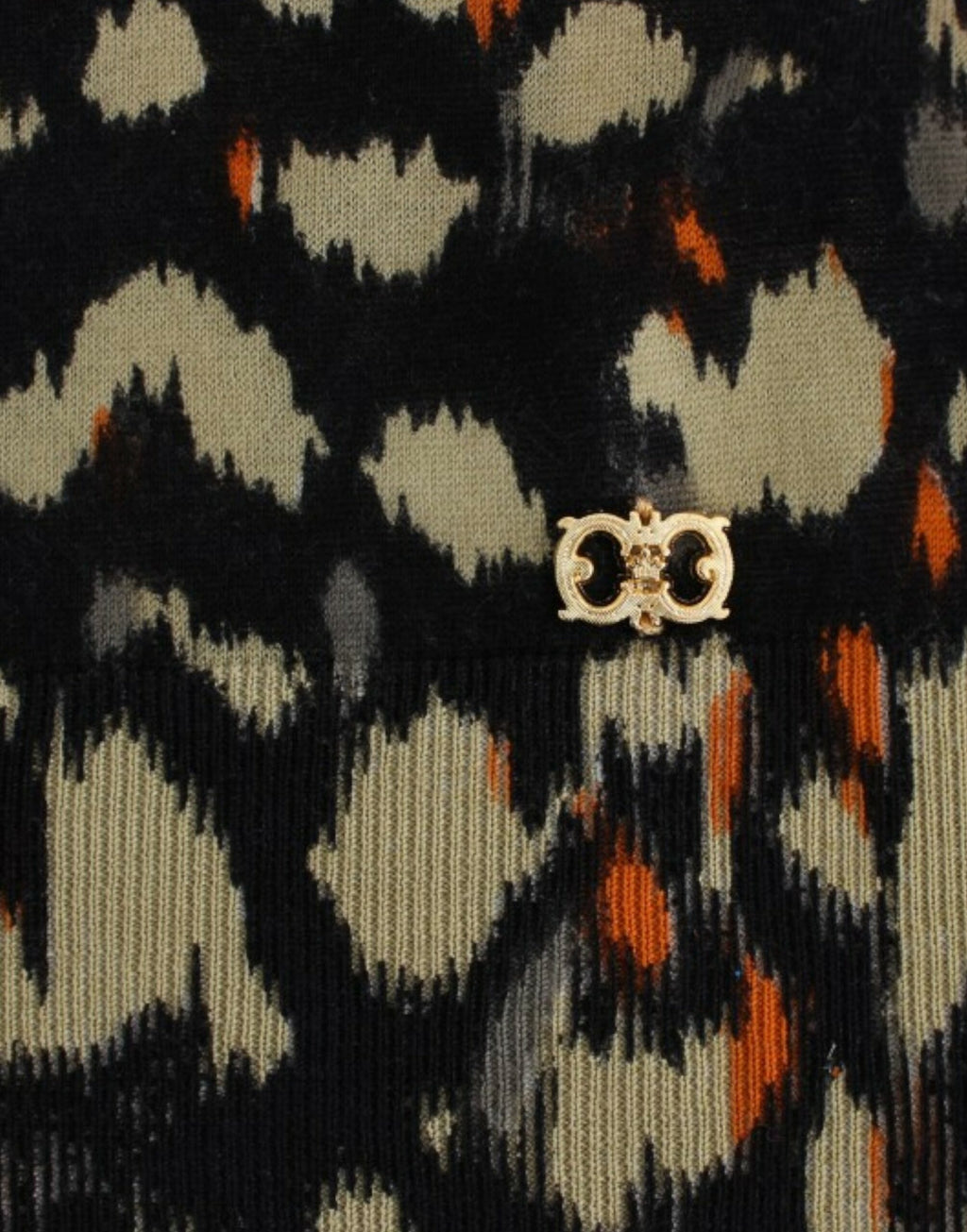 Multicolor v-neck wool jumper