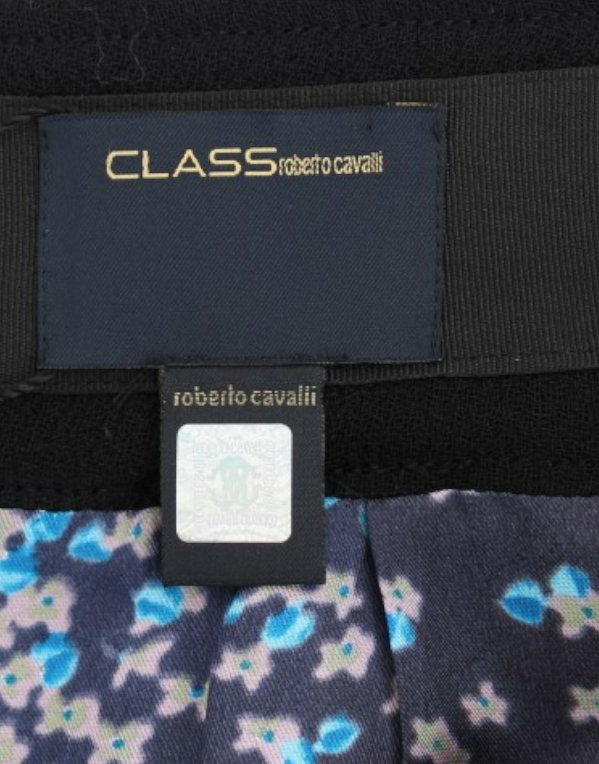 Black wool pencil skirt