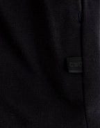 Blue hooded cotton sweater