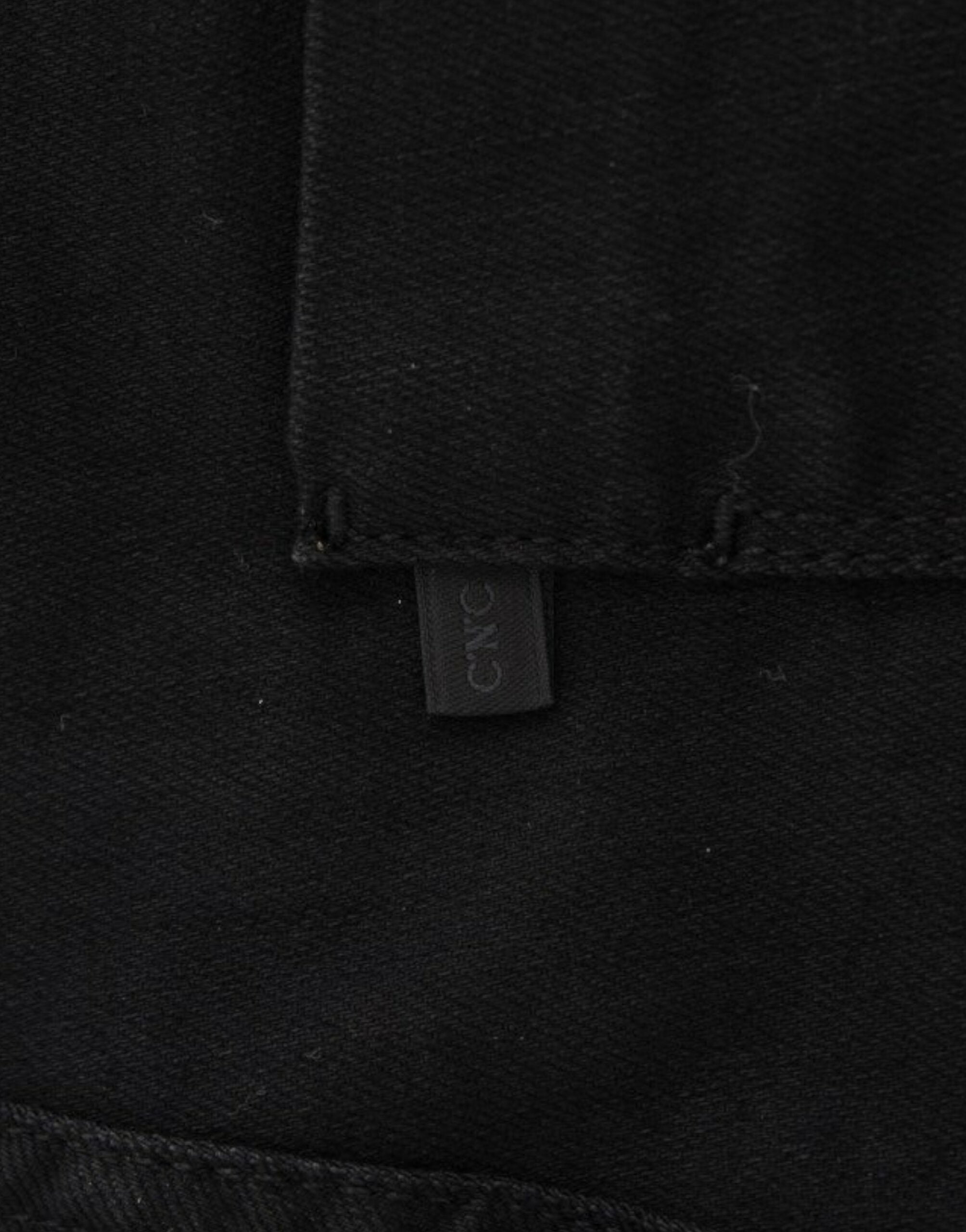 Black straight leg jeans