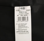 Gray Wool Silk Dress Vest Gilet Weste