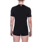 Black Cotton Men's T-Shirt