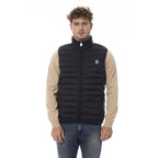 Black Polyamide Men Vest