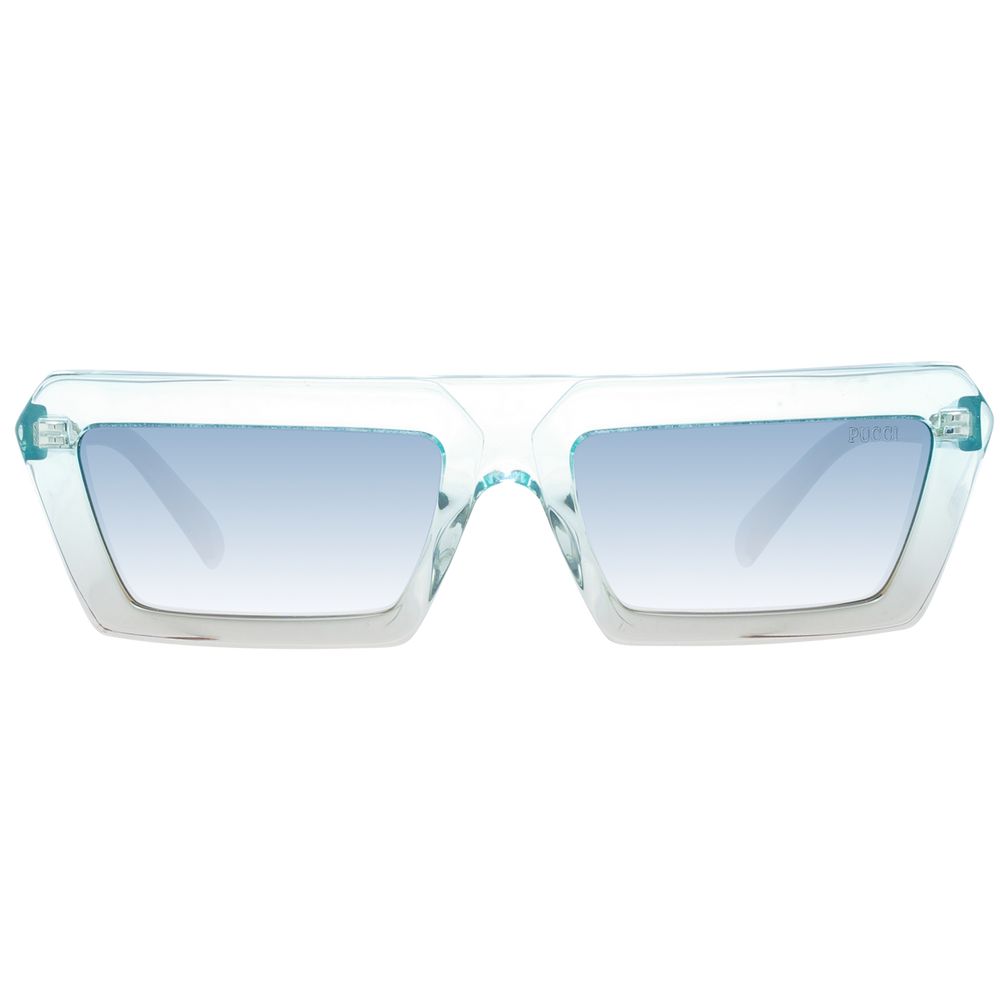 Turquoise Plastic Sunglasses