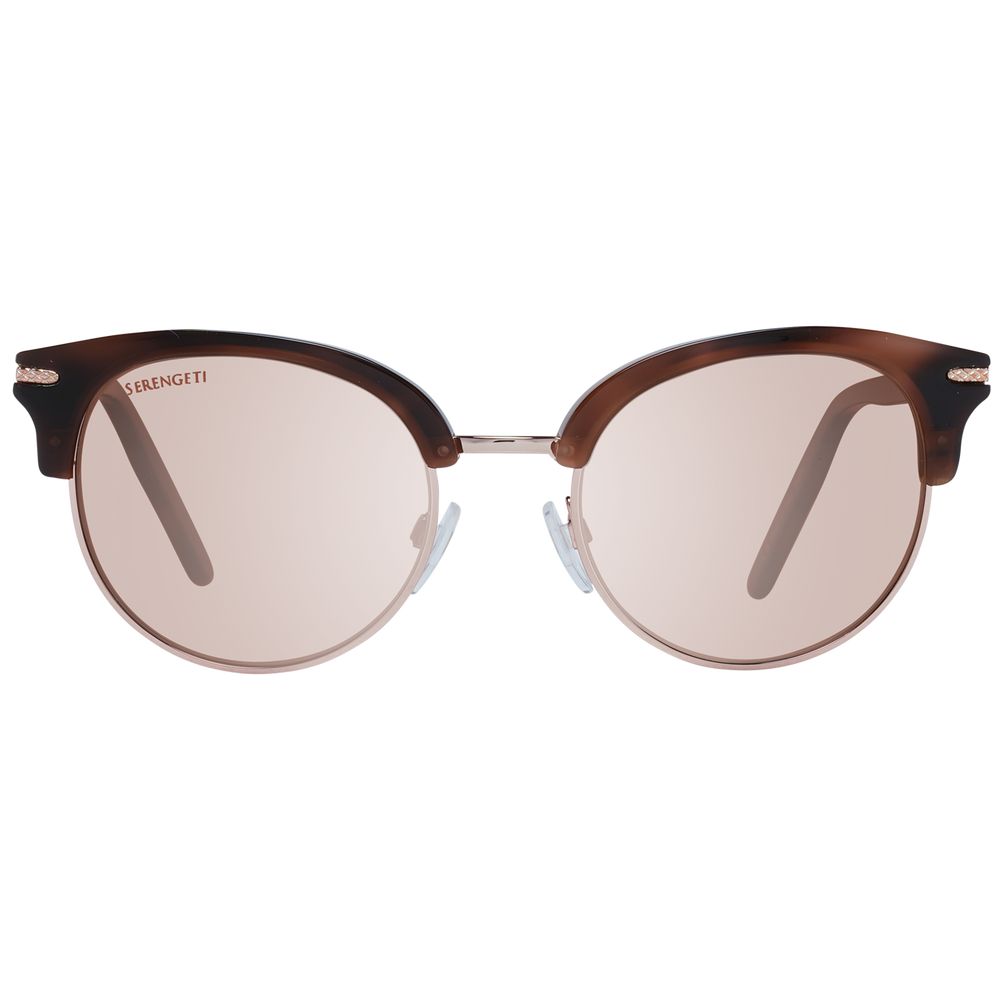 Brown Acetate & Metal Sunglasses