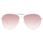 Rose Gold Metal Sunglasses