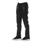 Black Lamb Leather Jeans & Pants