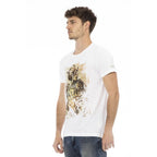 White Cotton Men's T-Shirt