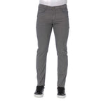 Gray Cotton Men's Pants