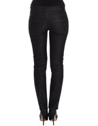 Black Slim Jeans Denim Pants Skinny Leg Stretch