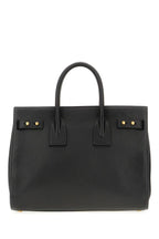 Black Calf Leather Sac De Jour Handbag