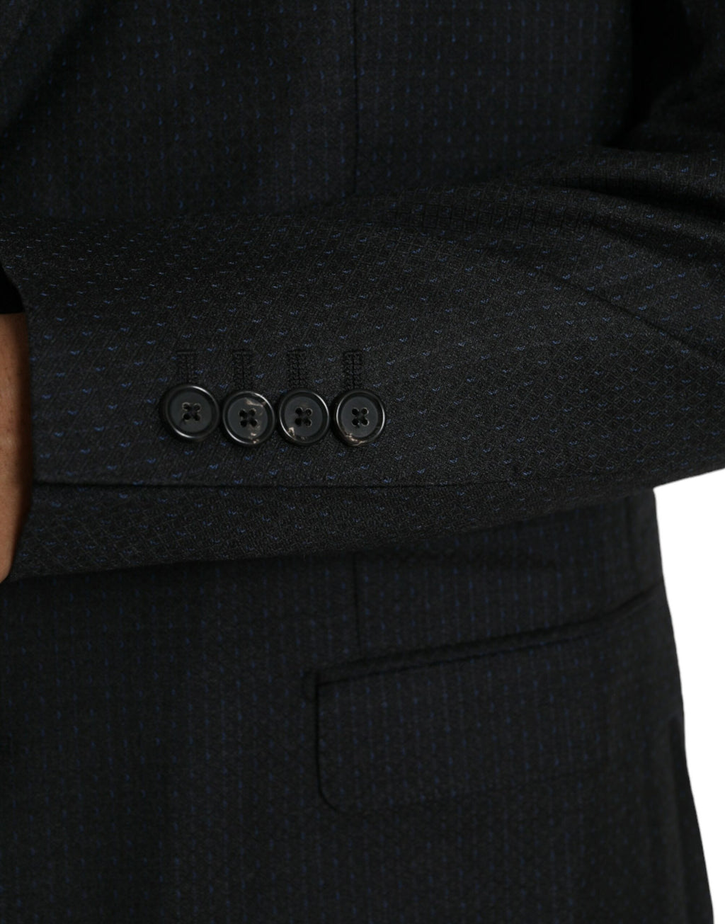 Black Wool MARTINI Single Breasted Coat Blazer