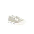 Gray Cowhide Men Sneaker