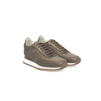 Beige Cowhide Women Sneaker