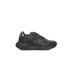 Blue Cowhide Men Sneaker