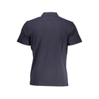 Blue Cotton Polo Shirt