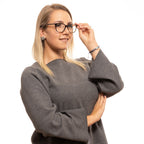 Brown Plastic Glasses (Frames)