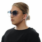 Blue Metal & Plastic Sunglasses