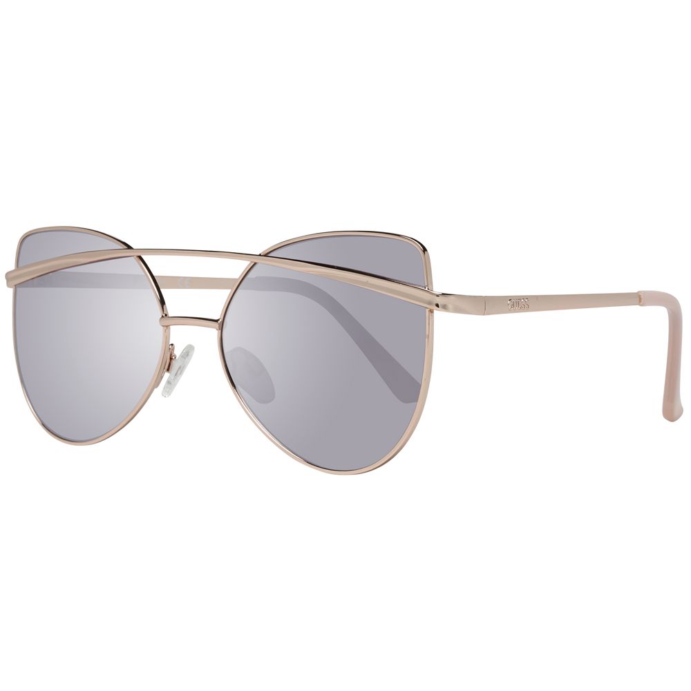 Rose Gold Metal Sunglasses