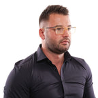 Bicolor Metal & Plastic Glasses (Frames)