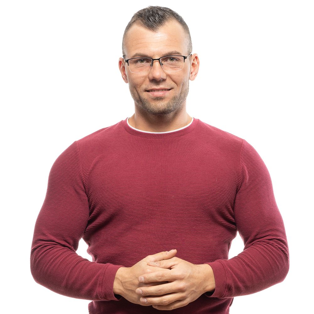 Black Metal Glasses (Frames)