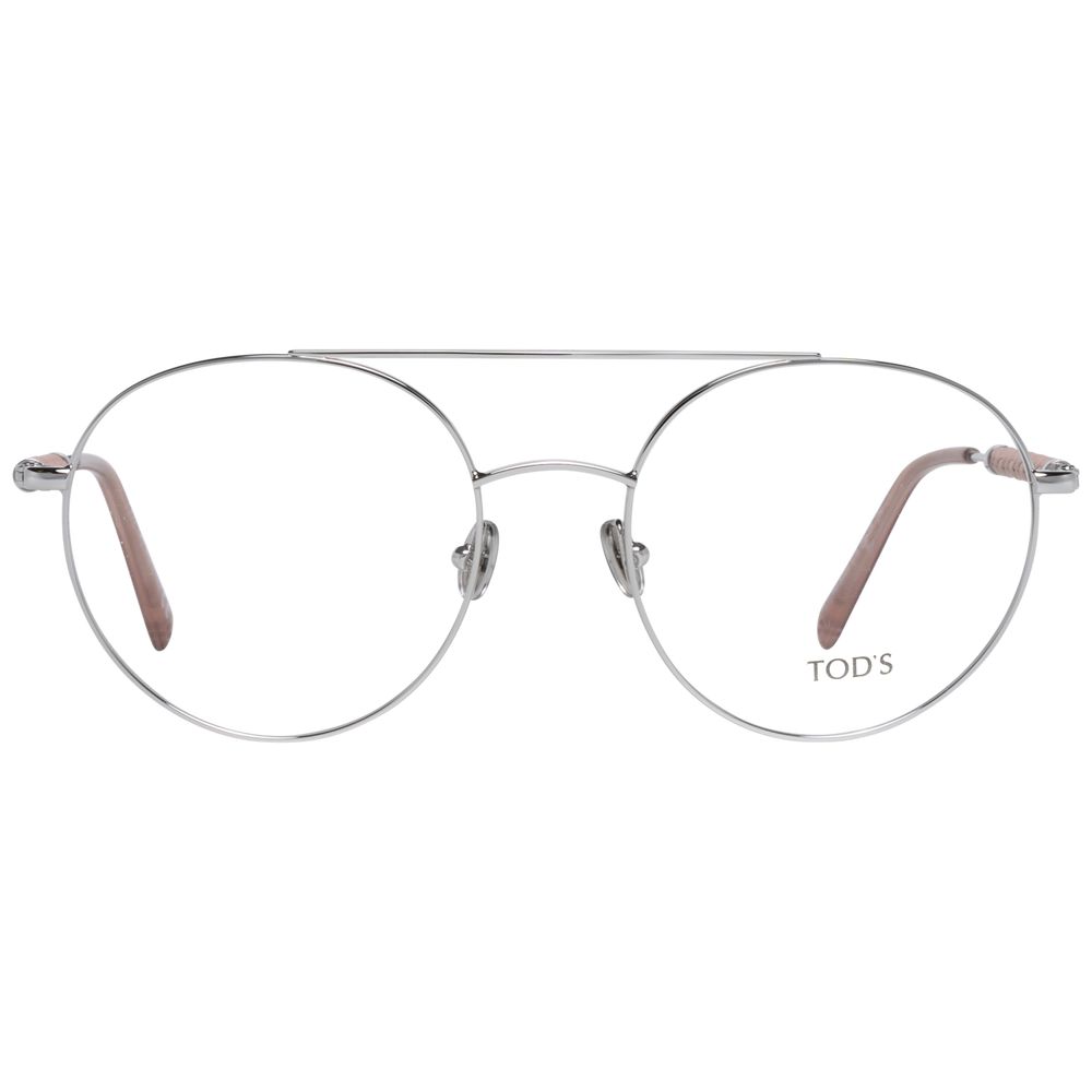 Silver Metal & Leather Glasses (Frames)