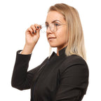 Gray Metal & Plastic Glasses (Frames)